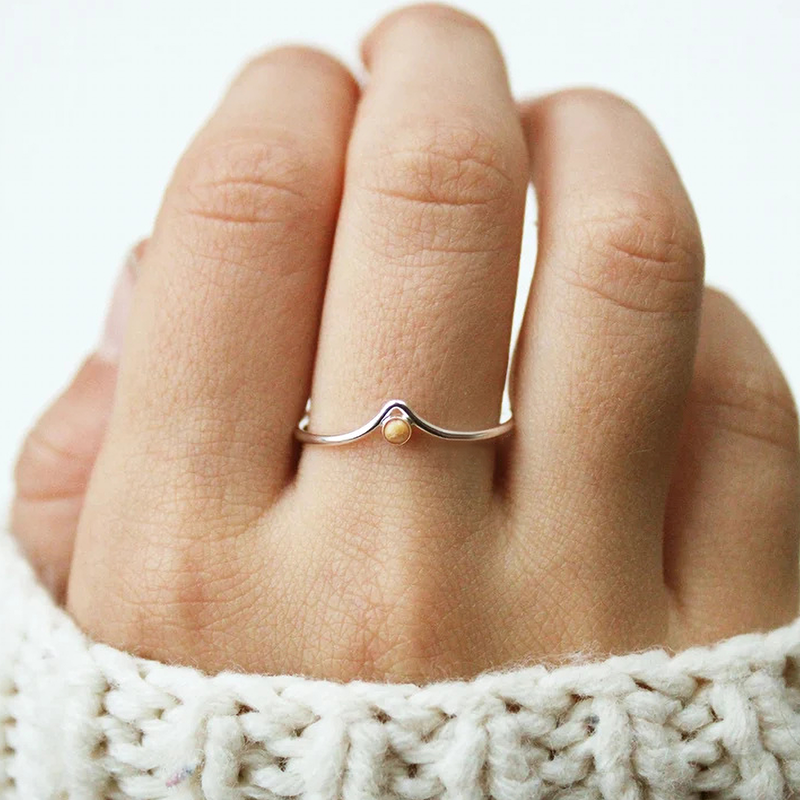Dainty Mustard Seed Ring 925 Sterling Silver Faith Jewelry Move Mountains Nique Biblical Gift Matthew 17:20