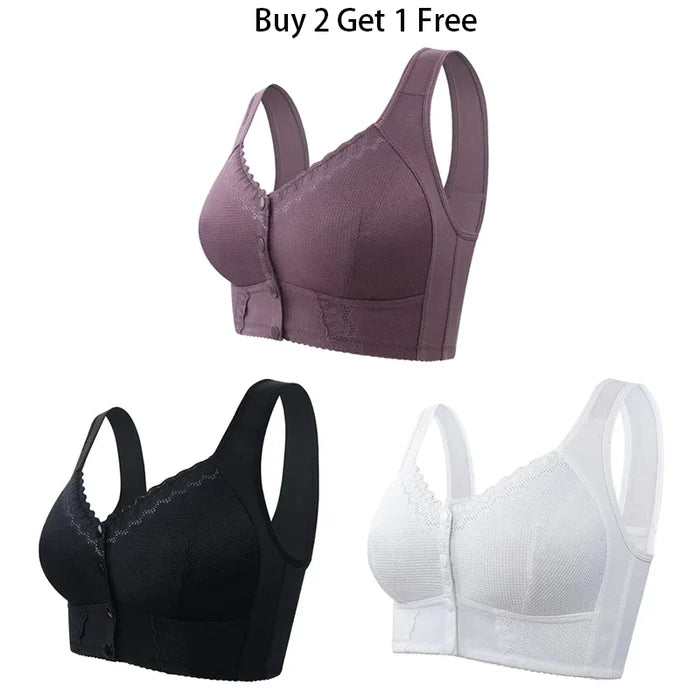 🌹Front Closure Breathable Bra🎀(Please Add 3/5 pcs to your Cart😍)