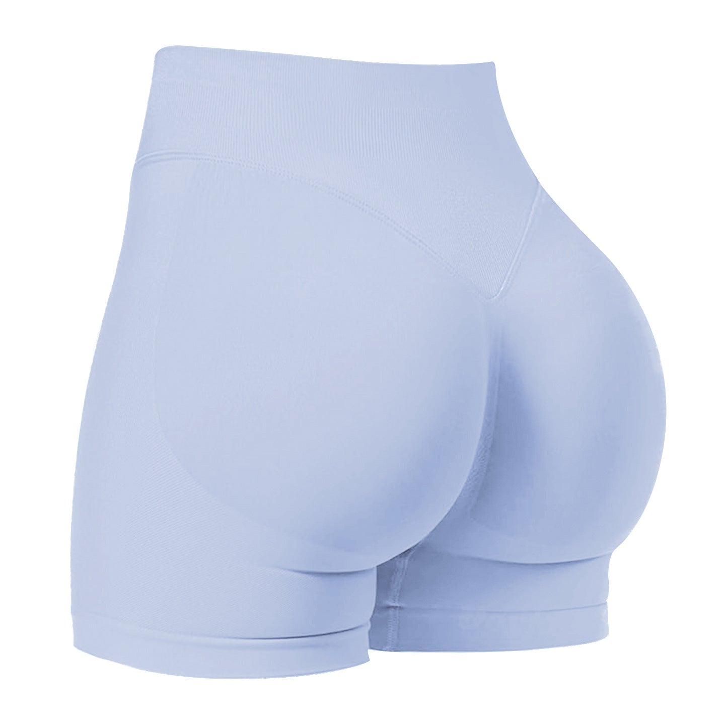 Women's Three-Section Seamless Athletic Shorts