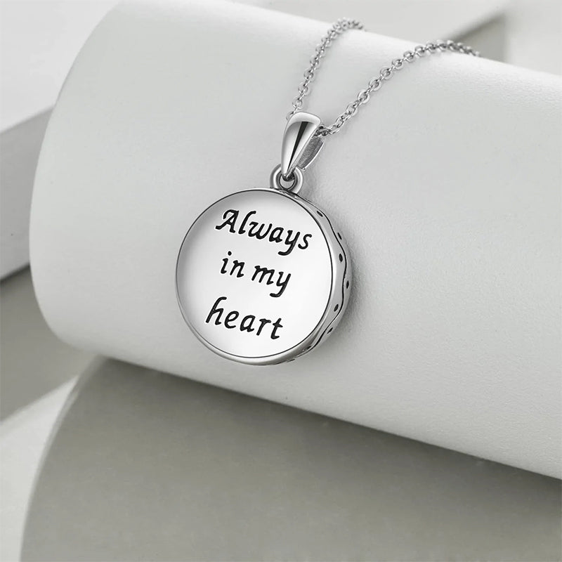 Tree of Life Urn Necklaces for Ashes Sterling Silver Abalone Shell Tree of Life Cremation Jewelry Memory Jewelry for Women Men