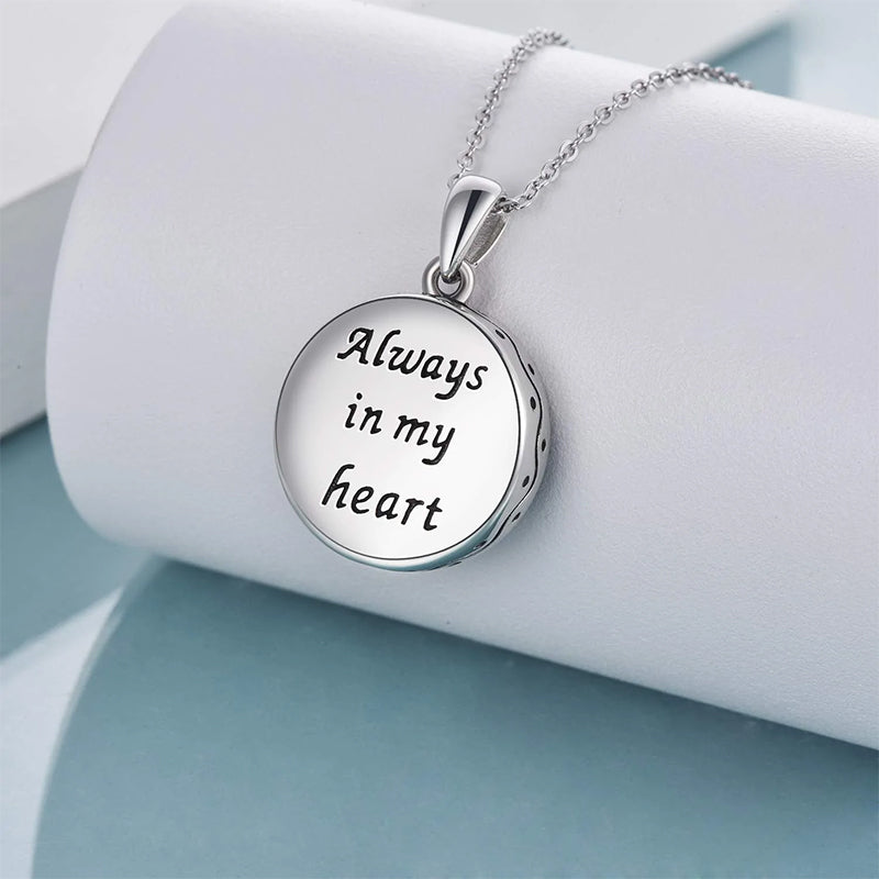 Tree of Life Urn Necklaces for Ashes Sterling Silver Abalone Shell Tree of Life Cremation Jewelry Memory Jewelry for Women Men
