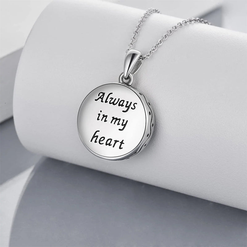 Tree of Life Urn Necklaces for Ashes Sterling Silver Abalone Shell Tree of Life Cremation Jewelry Memory Jewelry for Women Men