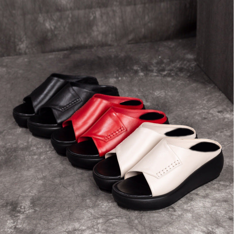 leather sandals