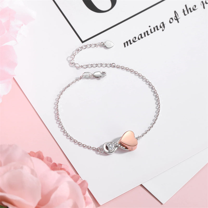 Infinity Urn Bracelet for Ashes for Women Ashes Keepsake Memorial Jewelry Gifts for A Loss of Loved Ones