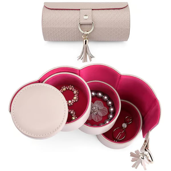 🔥Hot Sale50% OFF😍Portable cylindrical multi-layer jewelry box