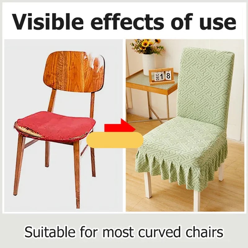 ⏰Dining Chair Slipcover Set of 2 ✨Instant holiday upgrade! Refresh your dining space🎄