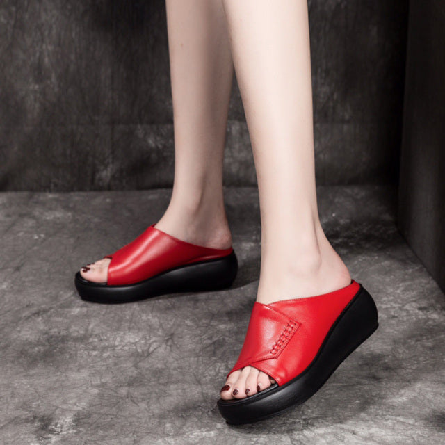 leather sandals