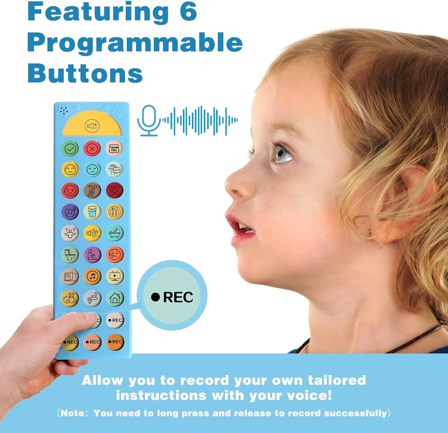 AAC Device for Autism, Non Verbal Communication Tools for Speech Therapy & Stroke Rehab