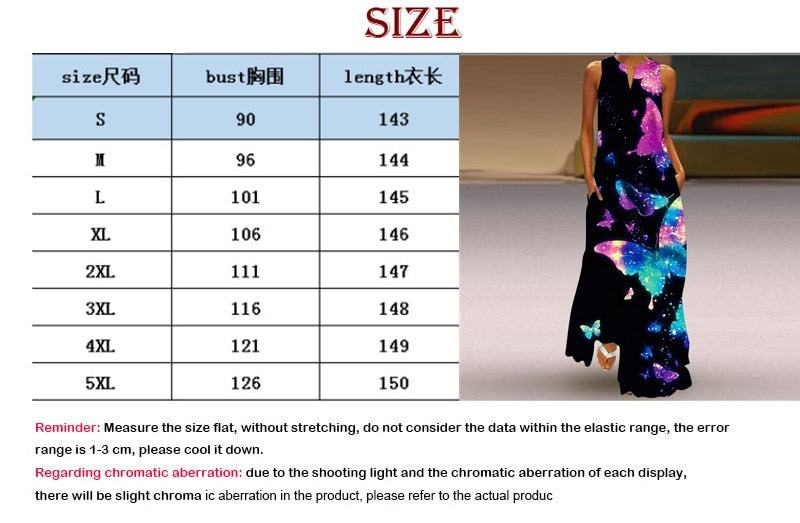 anyfreebie™-Vintage Print Women Sundress 2024 Summer Fashion Sexy V-neck Sleeveless Long Dresses with Pocket Casual Lady Maxi Dress Vestidos