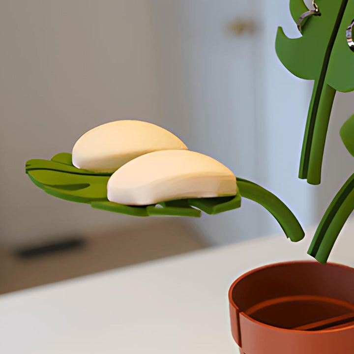 🪴50% OF☘️monstera leaf pattern bathroom storage racks