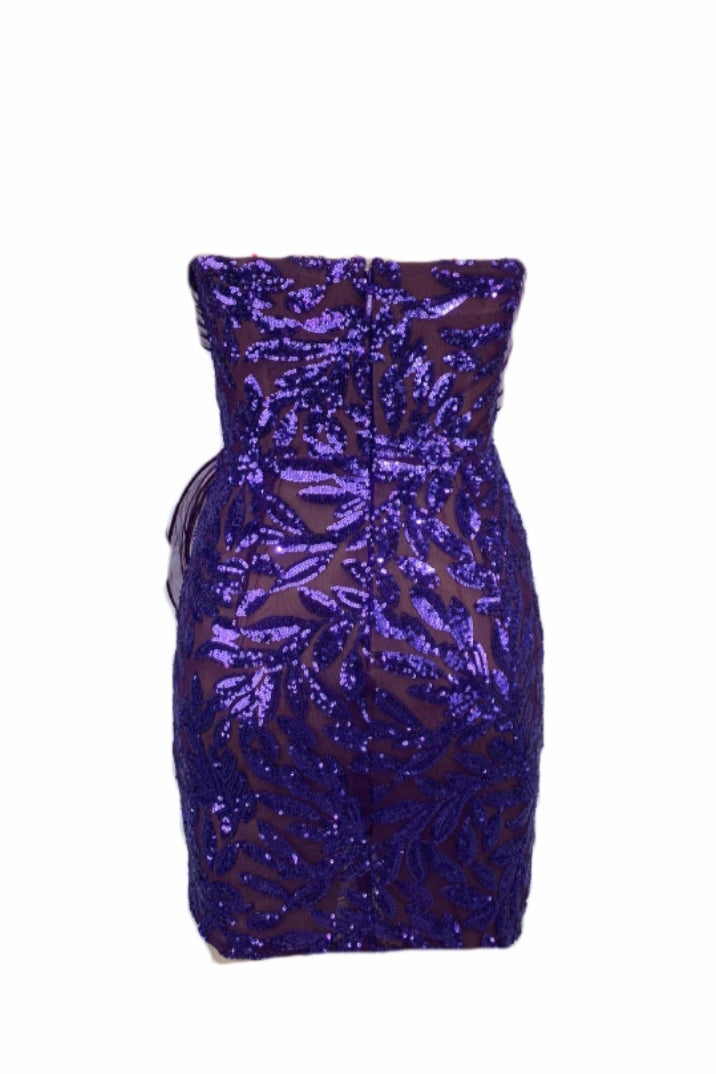 anyfreebie™-New purple tube top dress-vx