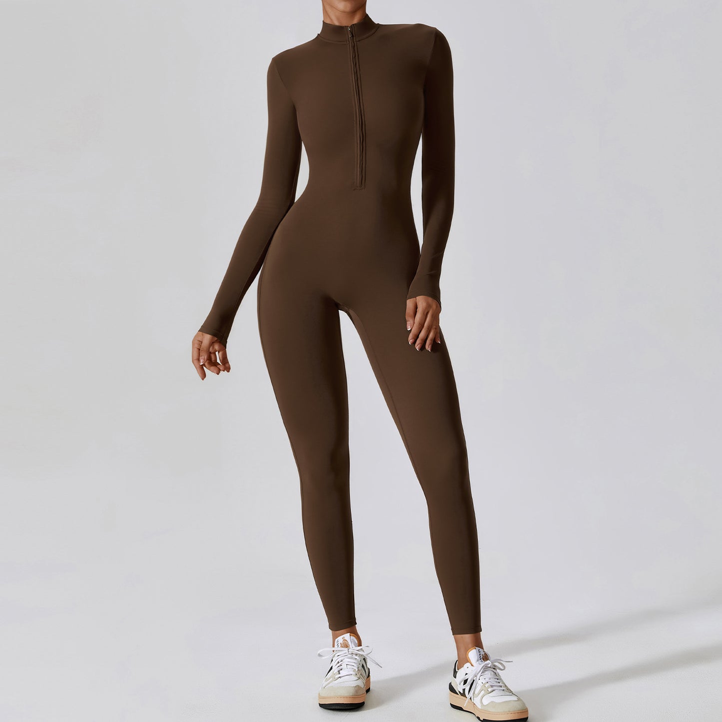 anyfreebie™-zippered nude bodysuit