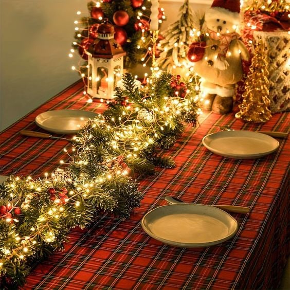 ⭐🎄 Copper Wire Firecracker Light String
