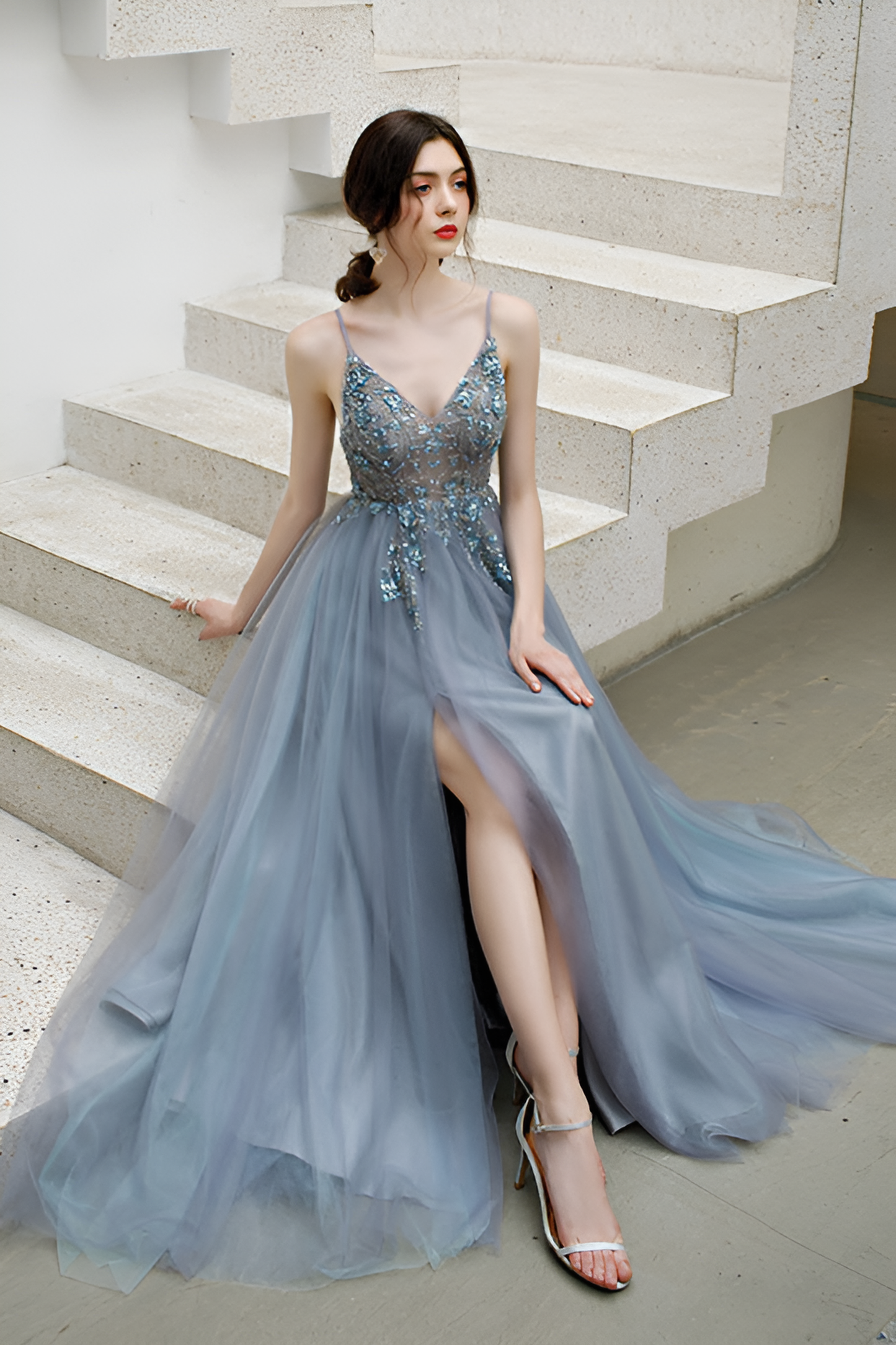 anyfreebie™-Forest style small fresh dreamy temperament evening dress