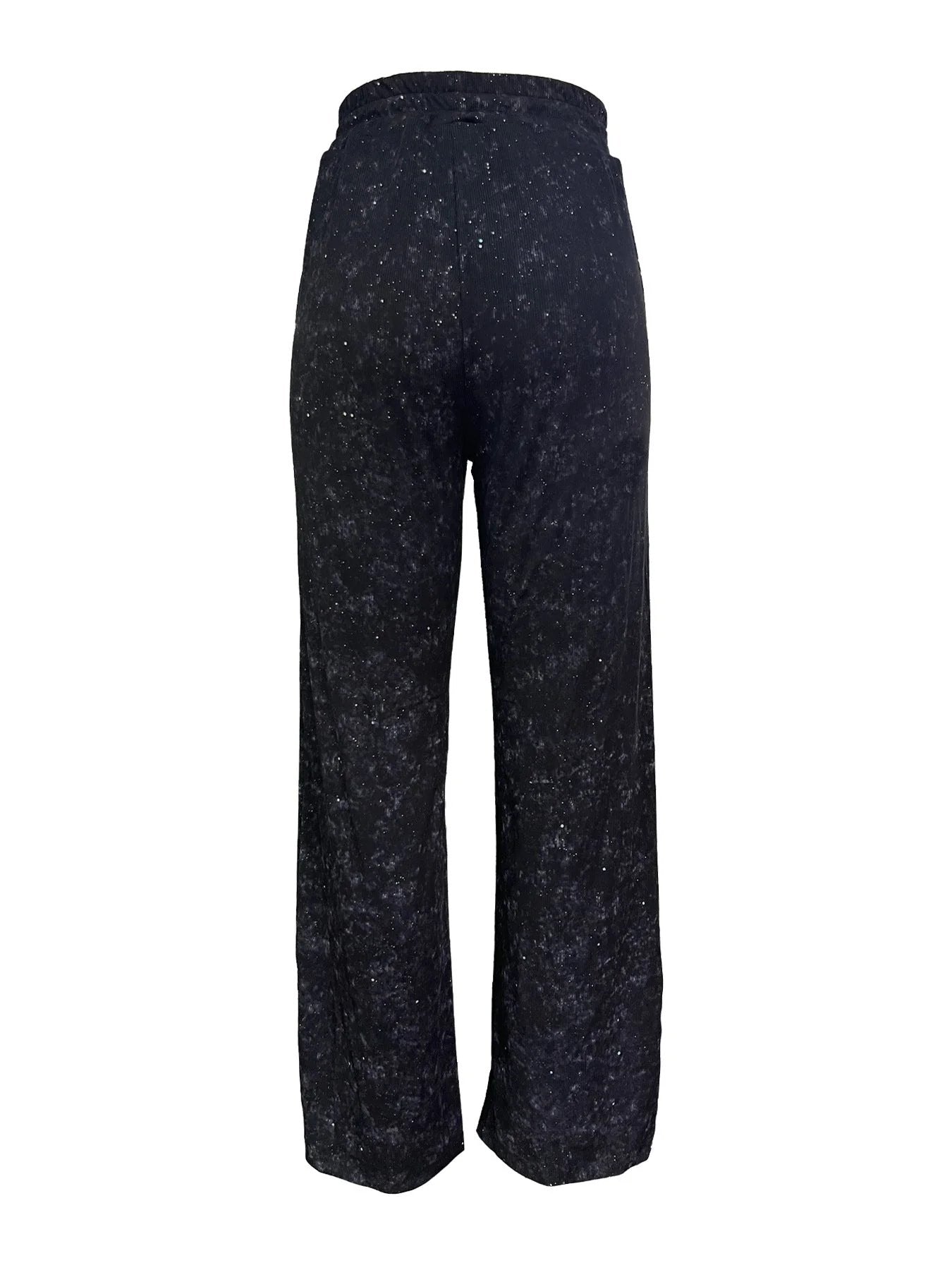 🎅Women's Sequin Sparkle Wide Leg Pants with Elastic Waistband
