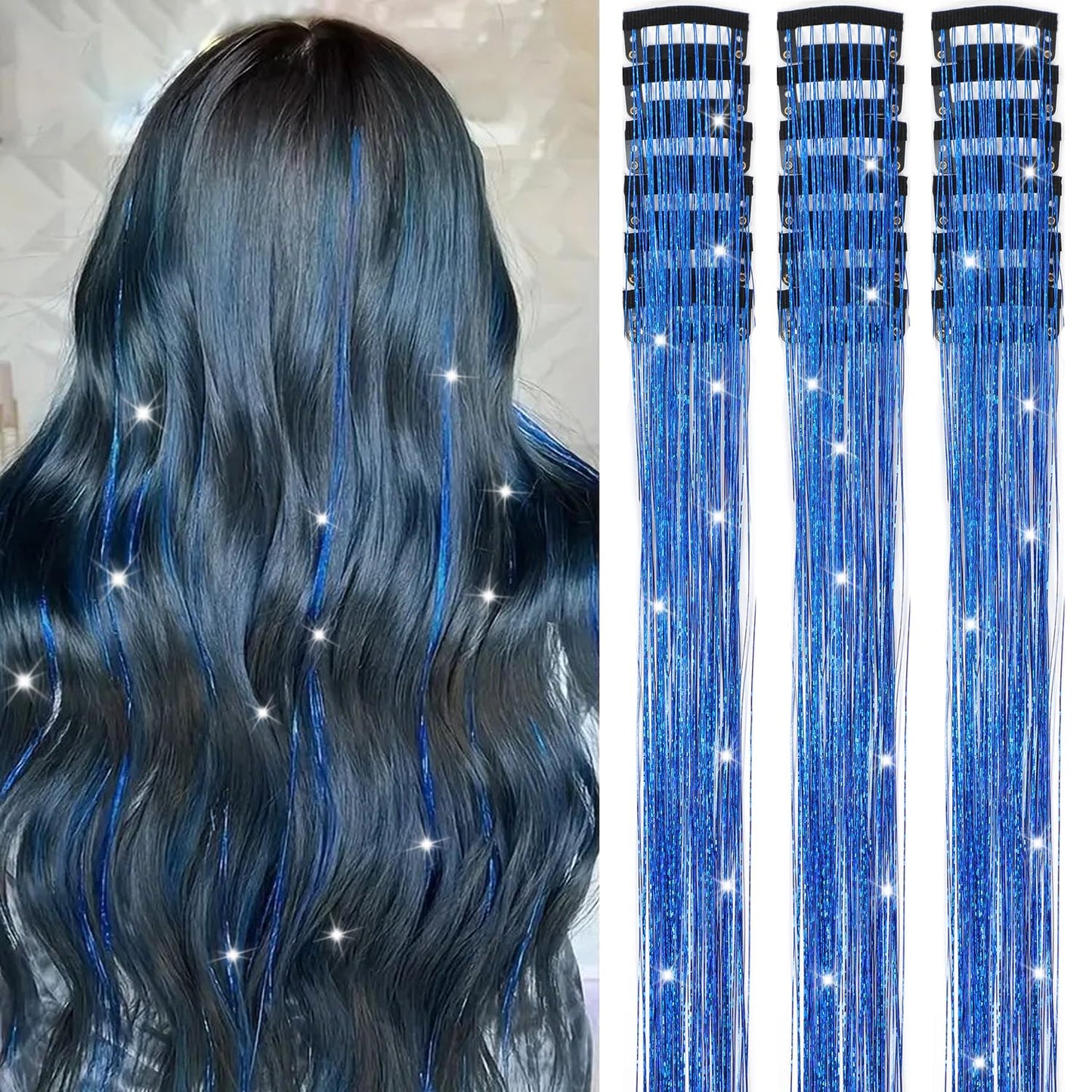 🔥This week's hot sale🔥Clip-on Shimmering Hair Extensions