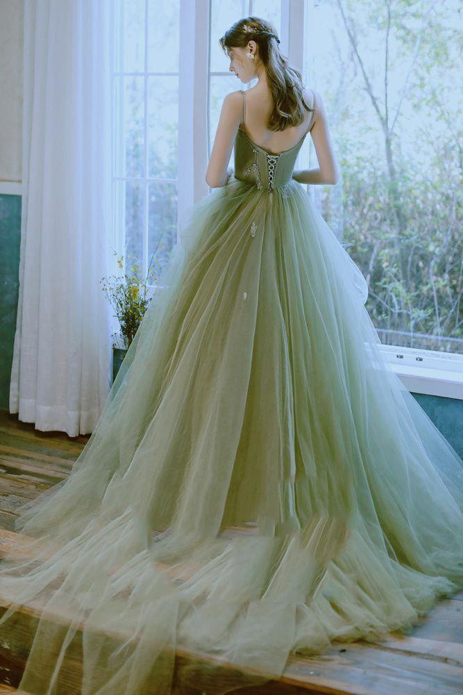 anyfreebie™-New Green Forest Evening Dress