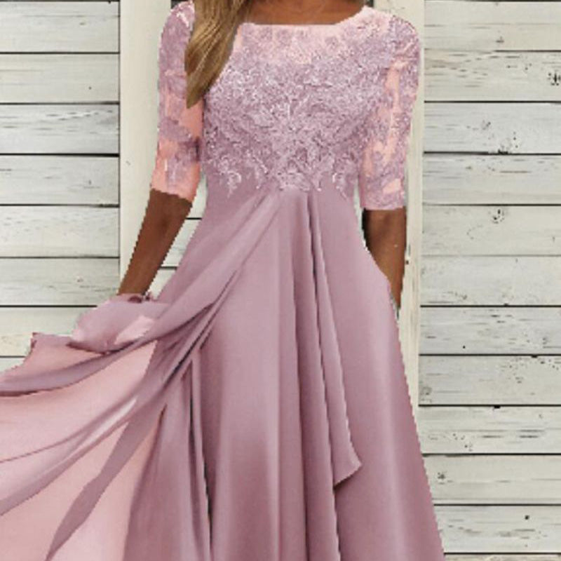 💖NEW ARRIVAL LIMITED TIME OFFER💖Elegant Embroidery Cocktail Flowy Dress