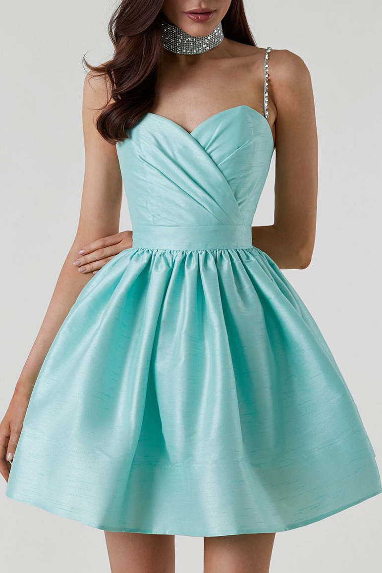 anyfreebie™-Pleated strapless evening gown