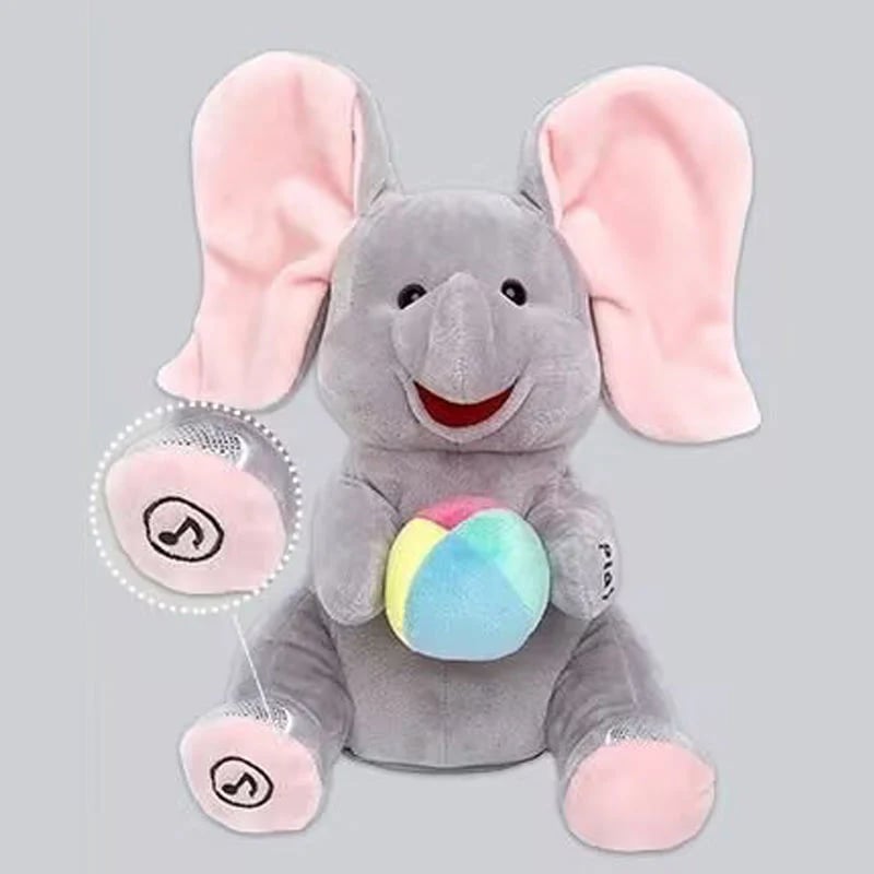 Cute Hide And Seek Elephant Plush Doll