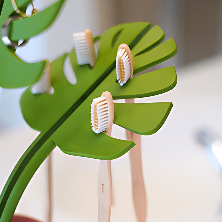 🪴50% OF☘️monstera leaf pattern bathroom storage racks