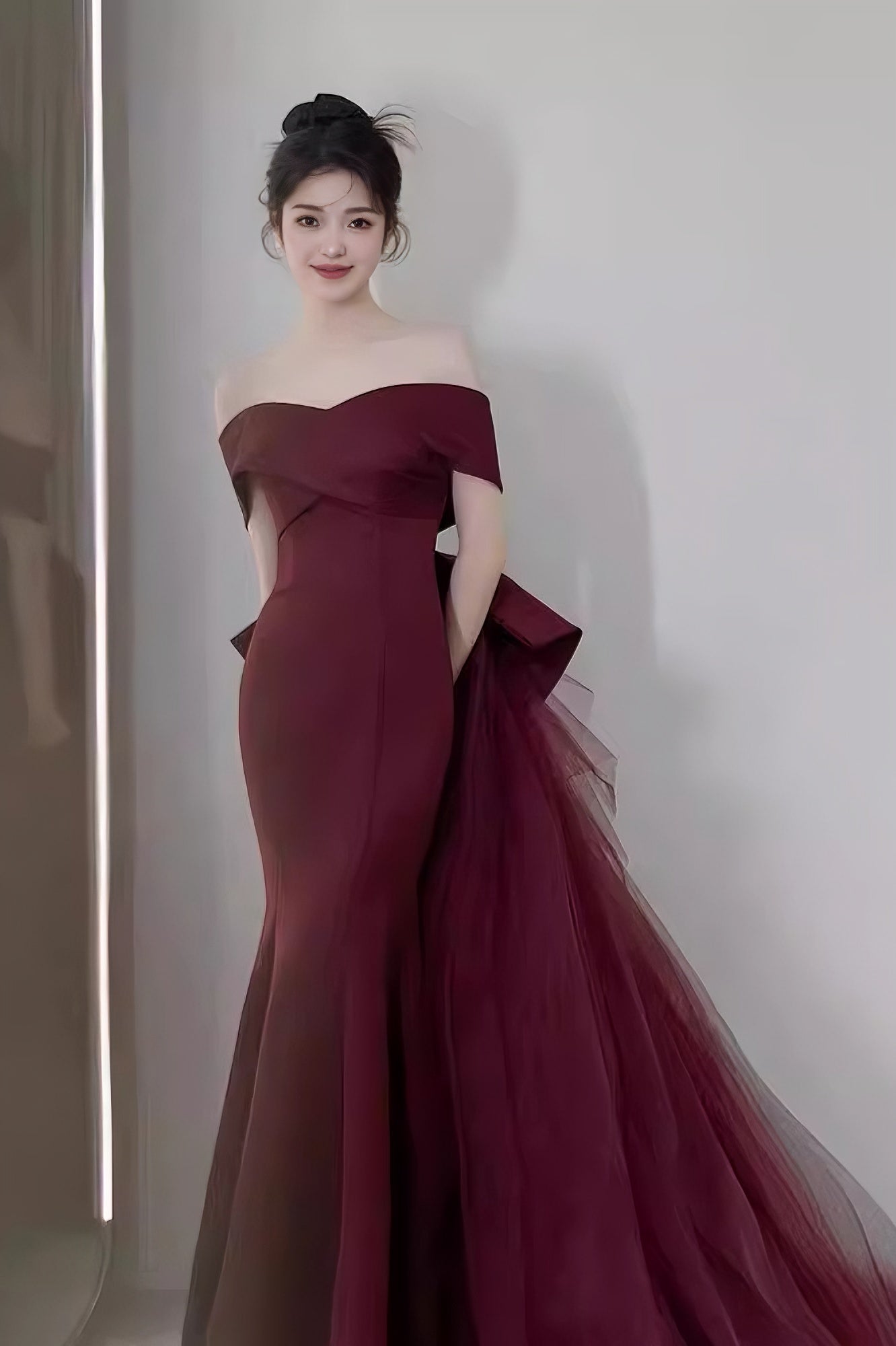 anyfreebie™-New fishtail evening dress