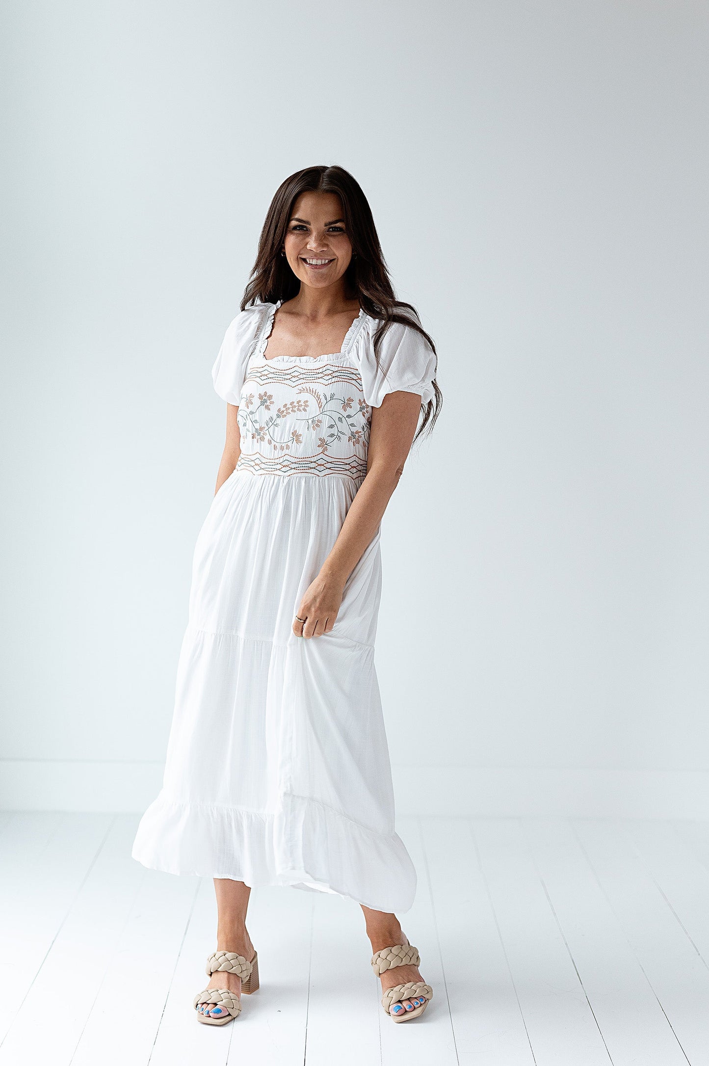 loveedsTM-Maizie Embroidered Dress