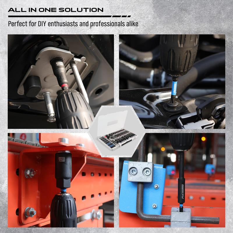 Eptchn 46 pcs Magnetic Impact Nut Driver Set