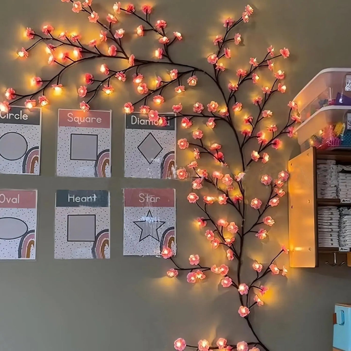 🔥This week's hot sale🔥cherry blossom wall light decor