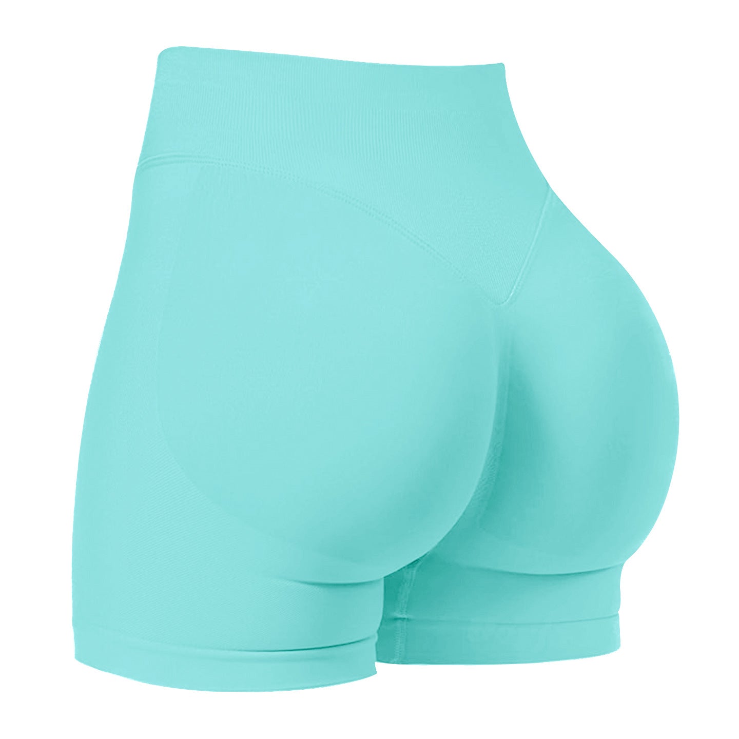 Women's Three-Section Seamless Athletic Shorts