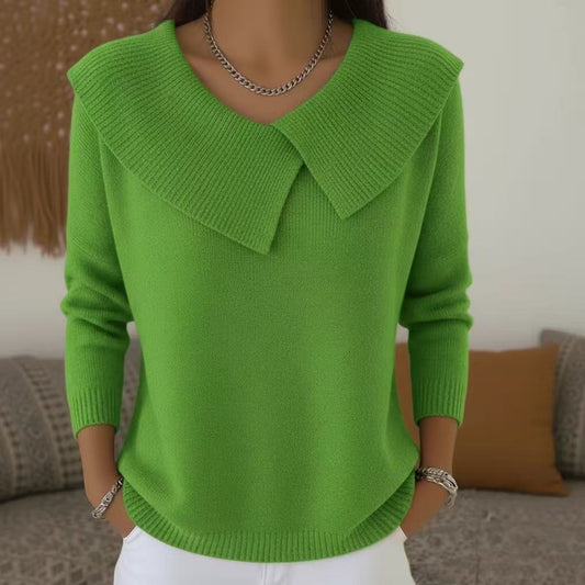 🔥This week's hot sale🔥Women's Christmas Lapel Pullover Sweater