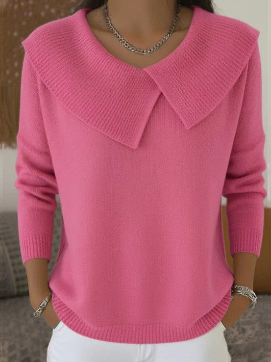 🔥This week's hot sale🔥Women's Christmas Lapel Pullover Sweater