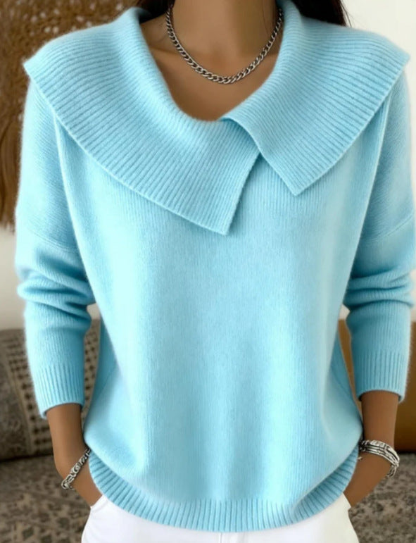 🔥This week's hot sale🔥Women's Christmas Lapel Pullover Sweater