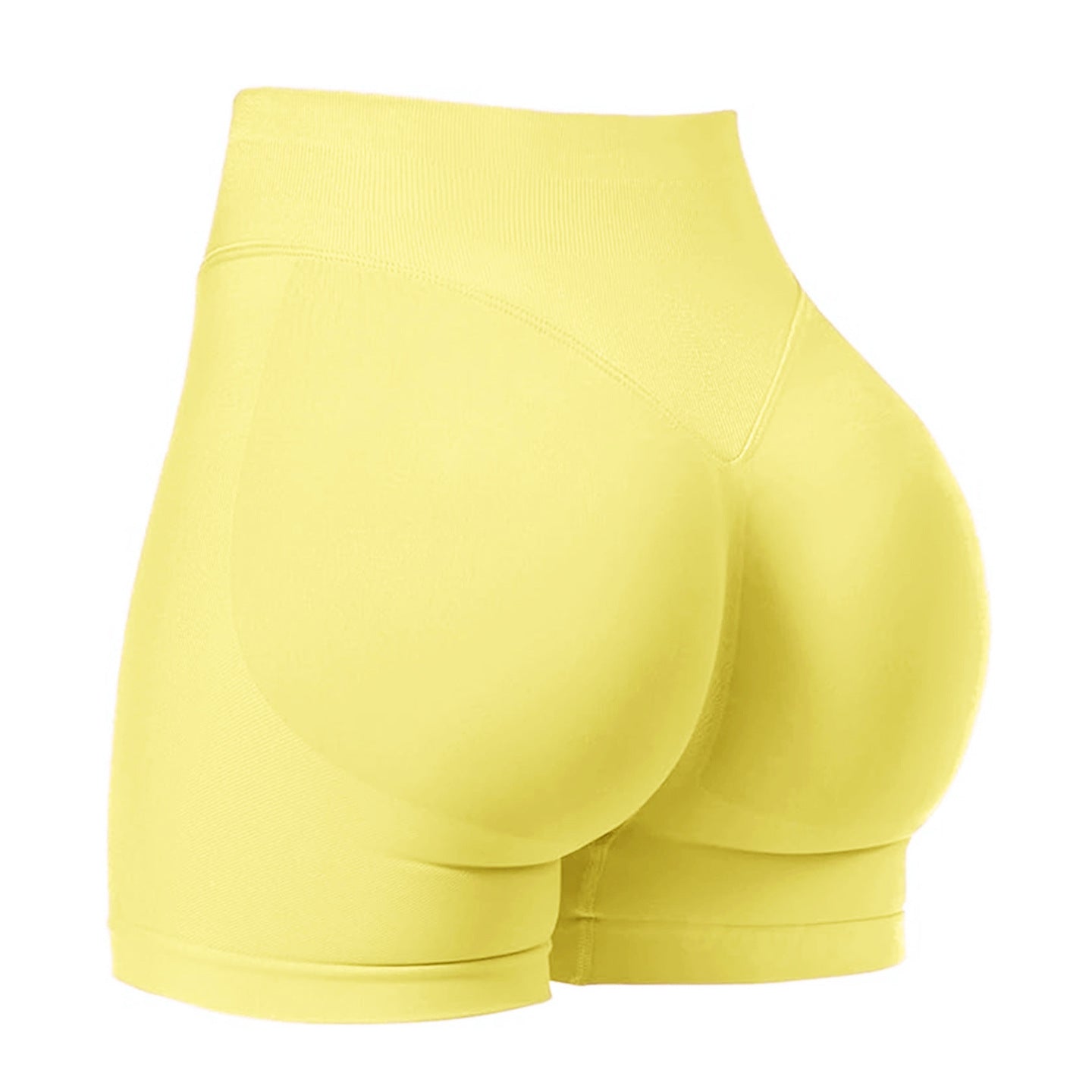 Women's Three-Section Seamless Athletic Shorts