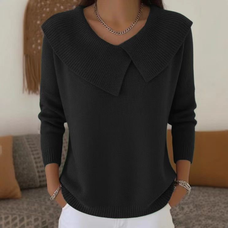 🔥This week's hot sale🔥Women's Christmas Lapel Pullover Sweater