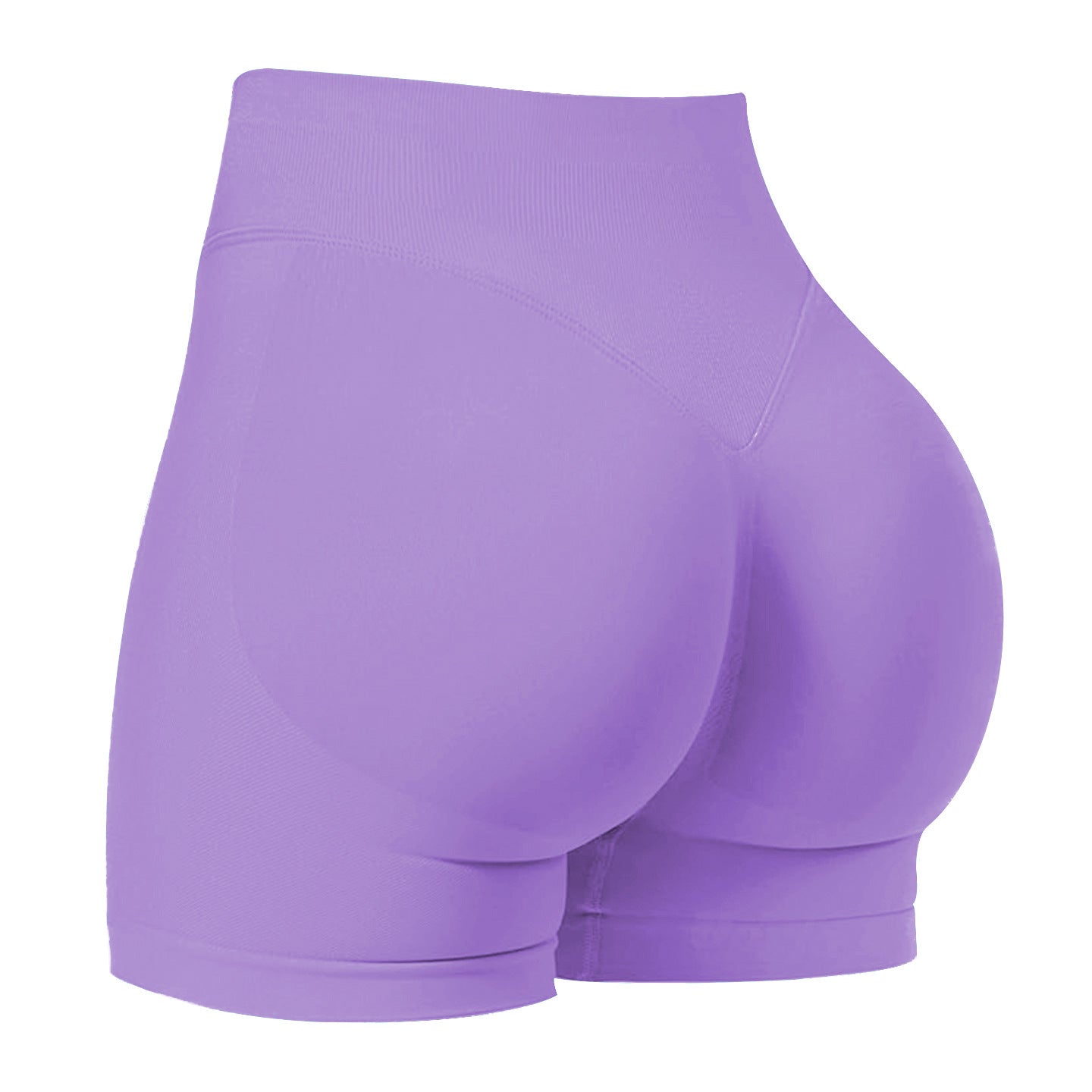 Women's Three-Section Seamless Athletic Shorts