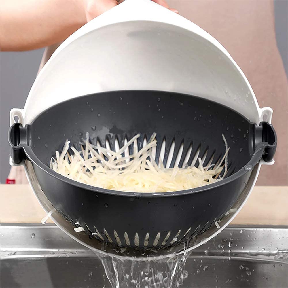 🔥This week's hot sale🔥Multi-functional kitchen vegetable cutter/drainer basket