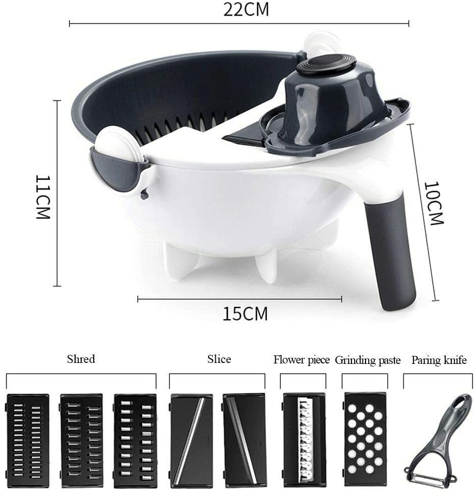 🔥This week's hot sale🔥Multi-functional kitchen vegetable cutter/drainer basket