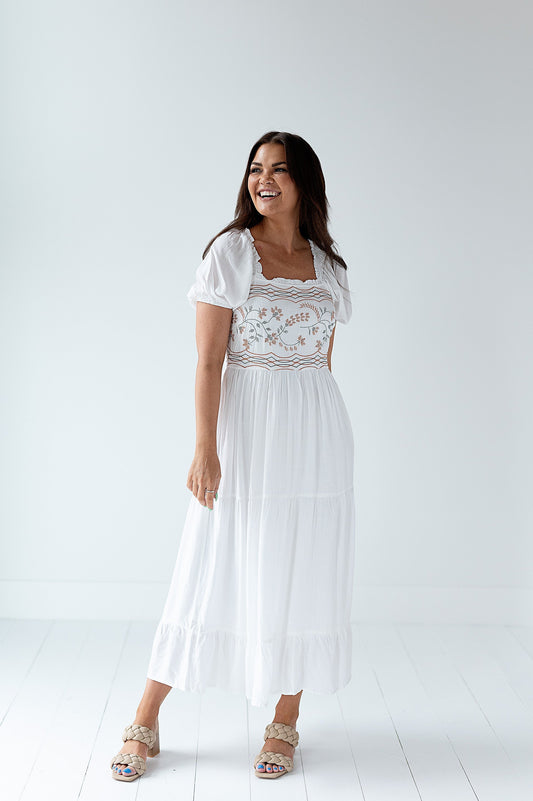 loveedsTM-Maizie Embroidered Dress