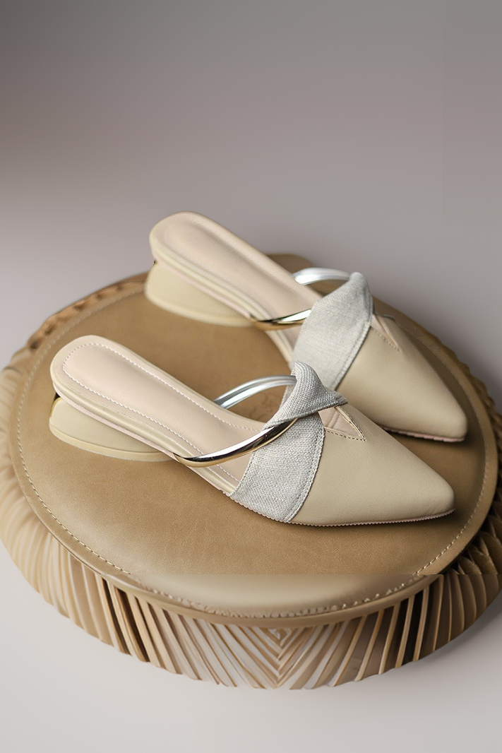 anyfreebie™-Pointed toe half-cup flat shoes