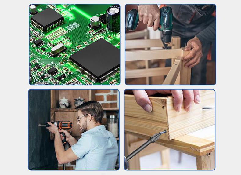 Eptchn 46 pcs Magnetic Impact Nut Driver Set