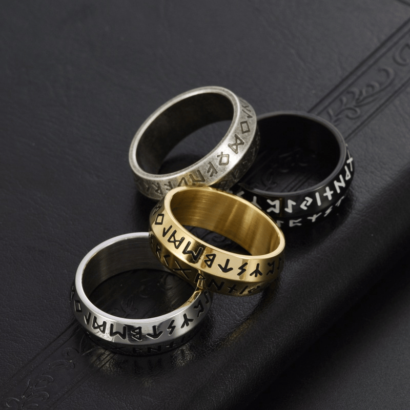 🔥This week's hot sale🔥Viking Rune Rotating Ring