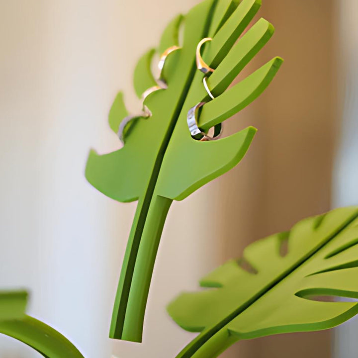 🪴50% OF☘️monstera leaf pattern bathroom storage racks