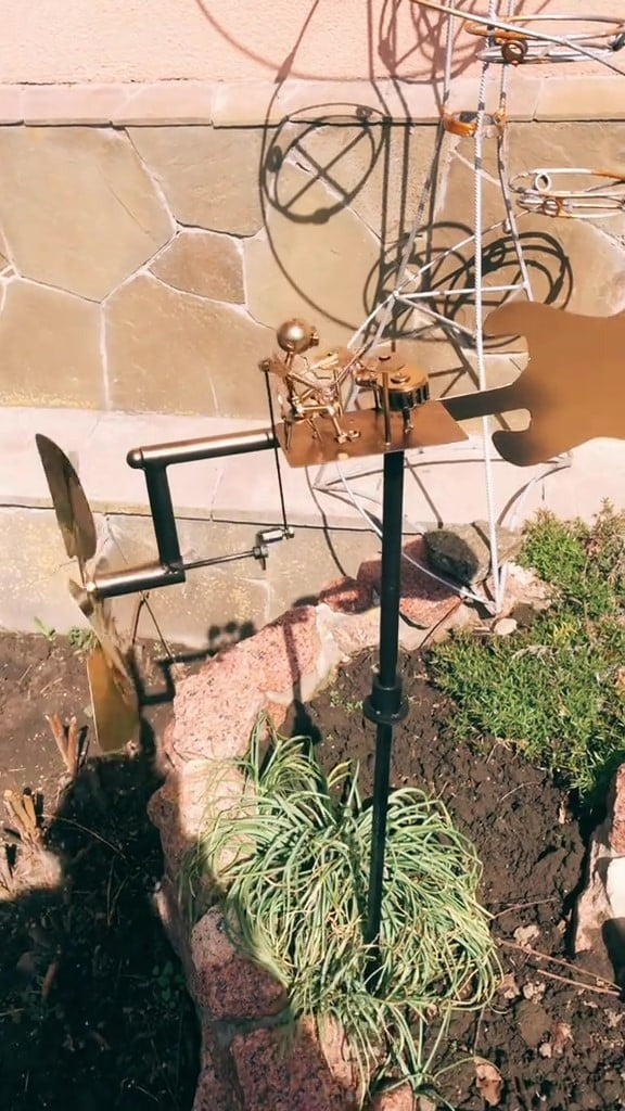 🔥Last Day 57% OFF🥁Handmade Metal Rock Band Windmill🎁