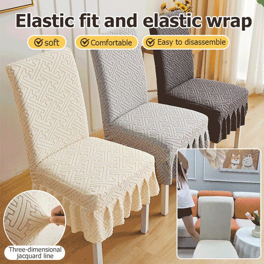 ⏰Dining Chair Slipcover Set of 2 ✨Instant holiday upgrade! Refresh your dining space🎄
