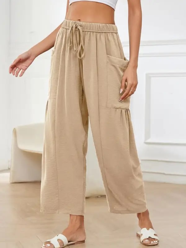 Women's  Loose Wide Leg Pants with Pockets