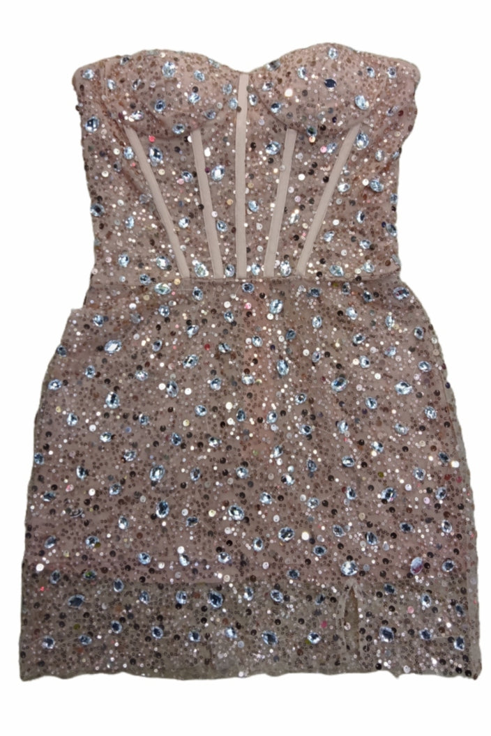 anyfreebie™-New style tube top dazzling dress-vx