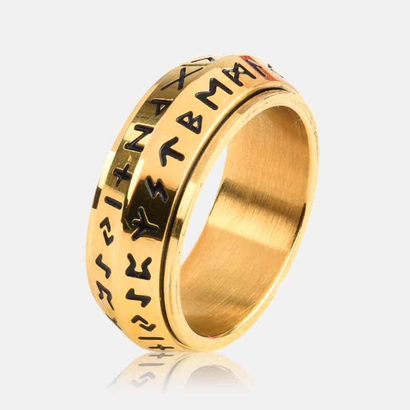 🔥This week's hot sale🔥Viking Rune Rotating Ring
