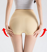 Antibacterial high-waisted tummy control underwear